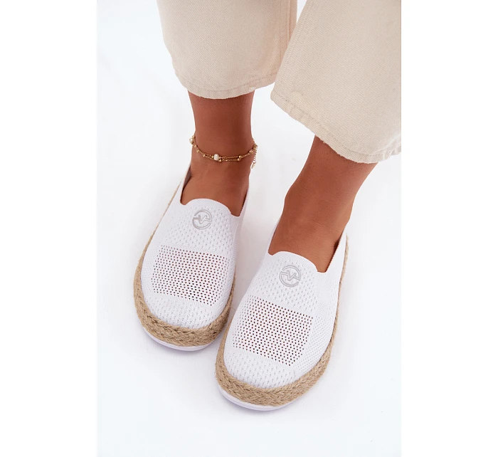 Dámské espadrilky model 22067174 Bílé - VINCEZA