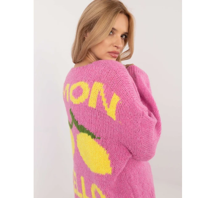 Jumper MI SW 2108.92 růžový Jumper MI SW 2108.92 růžový