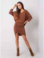 Dámská mikina RV BL model 20518897 tmavě hnědá - FPrice Dámská mikina RV BL model 20518897 tmavě hnědá - FPrice