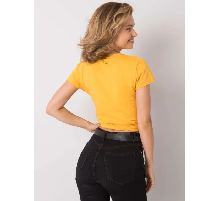 T shirt RV TS model 21175284 jasny pomarańczowy - FPrice T shirt RV TS model 21175284 jasny pomarańczowy - FPrice