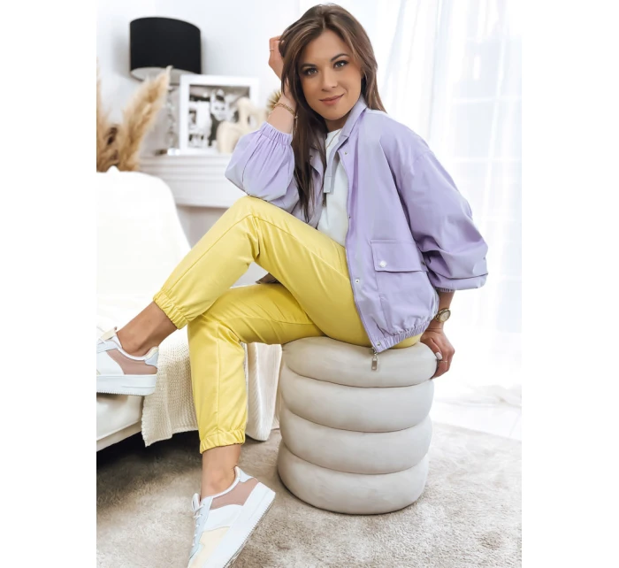 Dámská oversize bunda fialová Dstreet model 21967916 - FashionStreet