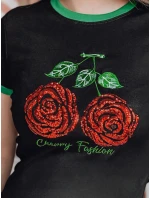 Dámské tričko černé Dstreet model 21988837 - FashionStreet