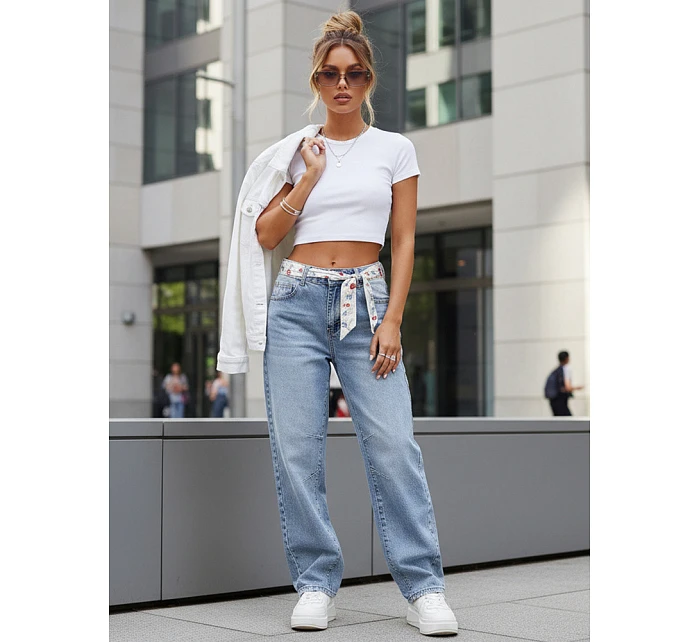 Jeansy damskie  stan niebieskie model 22092238 - FashionStreet