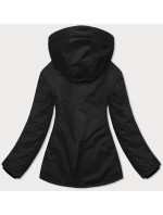Černá dámská zimní klokaní bunda (B2361)
