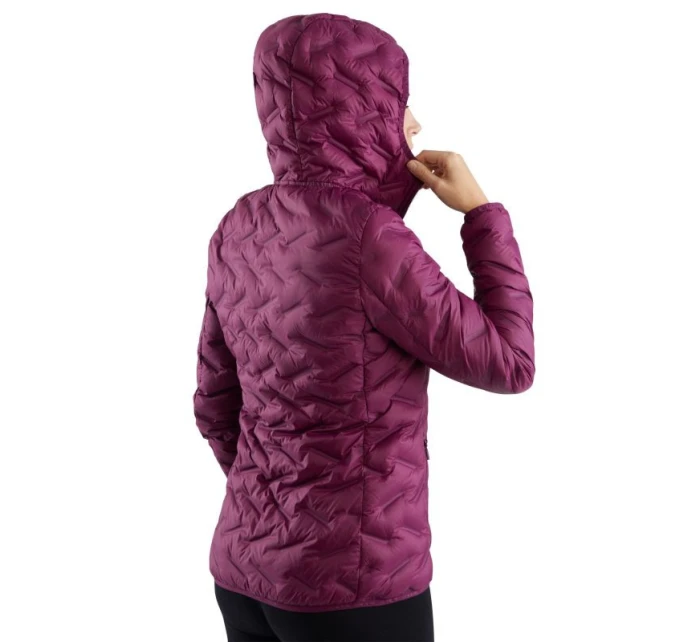 Dámská péřová bunda s kapucí Viking Lady ve fialové barvě model 21767841