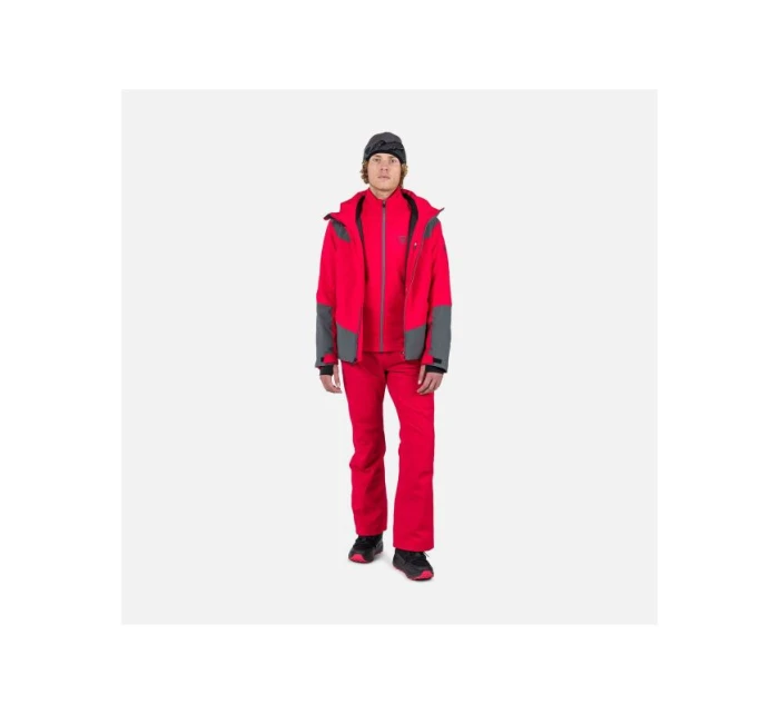 Rossignol Blackside Fleece Fz mikina červená Rossignol Blackside Fleece Fz mikina červená