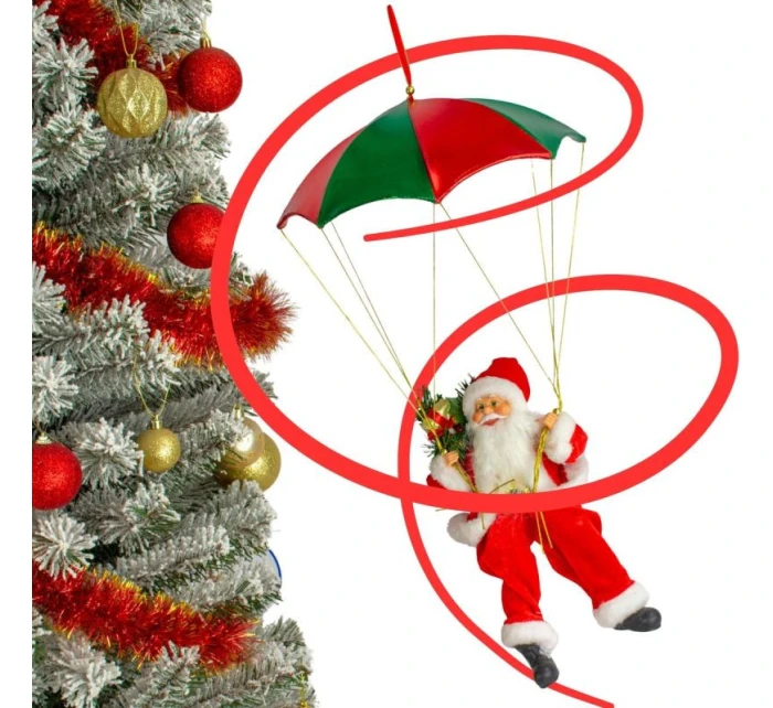 SANTA NA PADÁKU 60CM SLÍDA