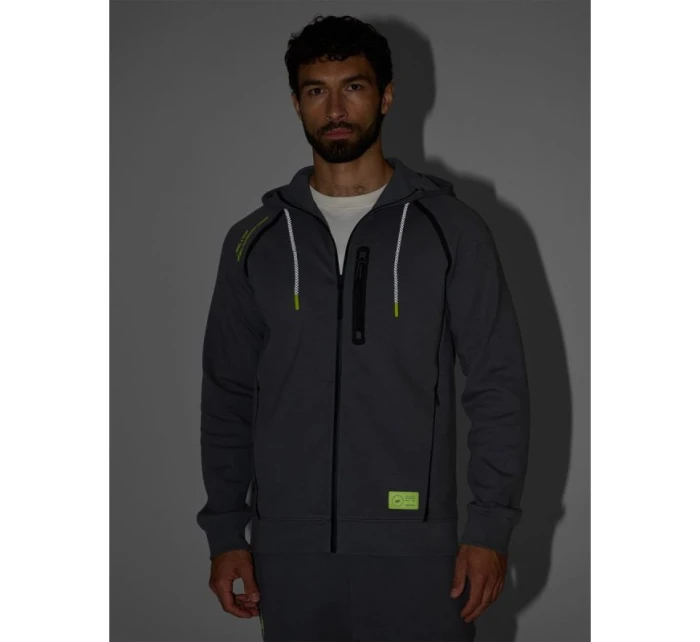 Pánská mikina s kapucí 4F 4FRAW25TSWSM2456-23S