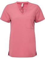 Onna NN 300 Dámský strečový kazak s výstřihem do V 39.N300 calm pink Onna NN 300 Dámský strečový kazak s výstřihem do V 39.N300 calm pink
