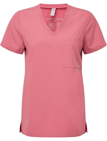 Onna NN 300 Dámský strečový kazak s výstřihem do V 39.N300 calm pink Onna NN 300 Dámský strečový kazak s výstřihem do V 39.N300 calm pink