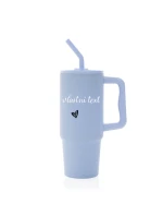 Vlastní text na termosku s barevným víčkem