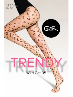 WILD CAT - 05 Vzorované punčocháče