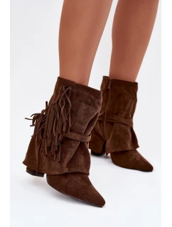 Boty na podpatku  model 221130 Step in style