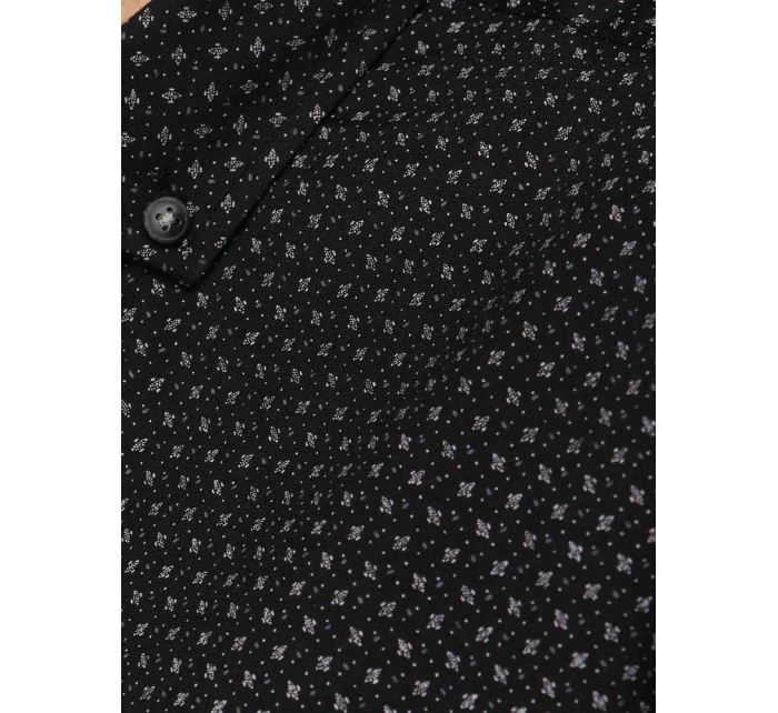 Koszula męska regular fit  czarna model 22004901 - FashionStreet