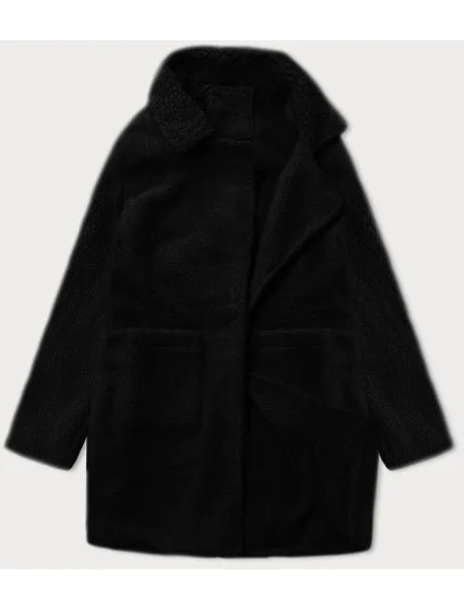 Černá dámská bunda typu beránek J Style (5M3239-392) Černá dámská bunda typu beránek J Style (5M3239-392)