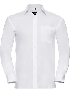 Popelínová košile s dlouhým rukávem 11. white model 22475588 - Russell Athletic