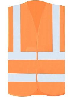 – Vesta se  pruhy 76. orange model 22503391 - Korntex