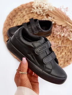 Dětské tenisky na suchý zip Big Star model 21651453 Černé - Big Star Shoes