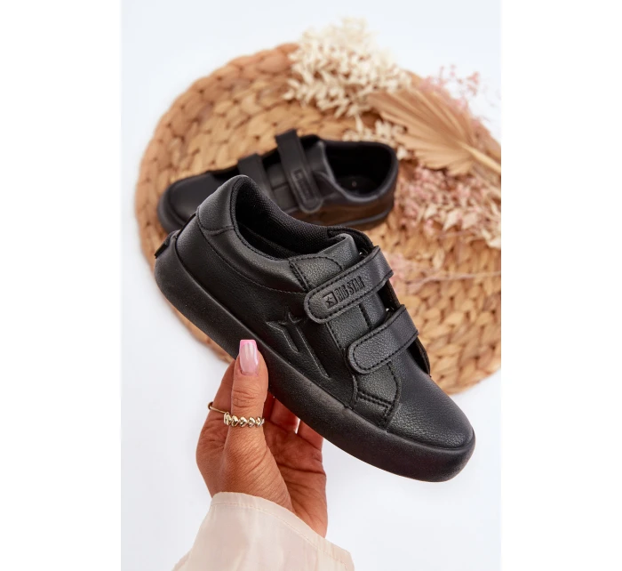 Dětské tenisky na suchý zip Big Star NN374006 Černé Dětské tenisky na suchý zip Big Star NN374006 Černé