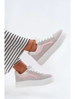 Dámské Tenisky Na Platformě Šedé model 21694948 - Boto Dámské Tenisky Na Platformě Šedé model 21694948 - Boto