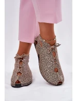 Vzorované Kožené Botky model 21697476 Panterka - Maciejka