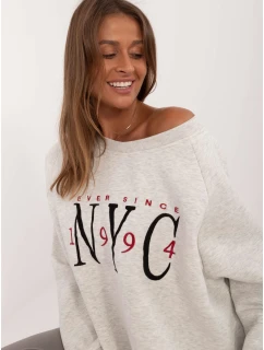 Mikina EM BL 857.88 světle šedá