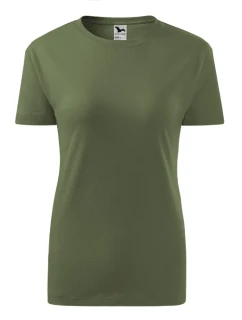 Classic New tričko dámské khaki