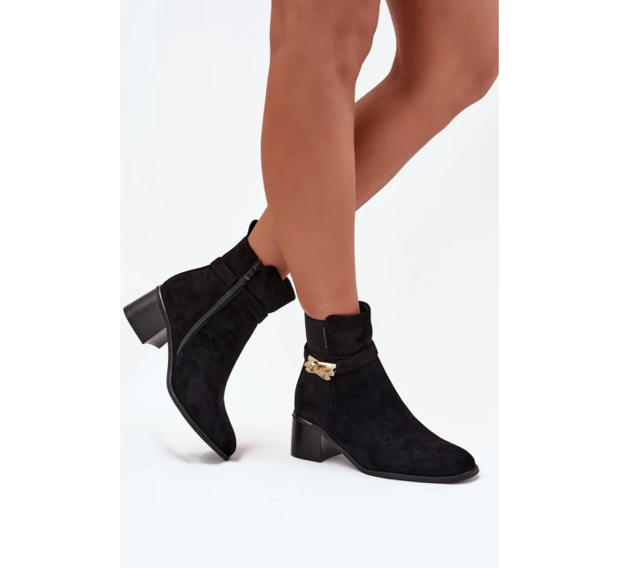 Boty na podpatku  model 216650 Step in style