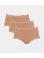 Dámské kalhotky 24/7 Cotton Lace Midi C3P - BRUSH - tělové 6239 - SLOGGI Dámské kalhotky 24/7 Cotton Lace Midi C3P - BRUSH - tělové 6239 - SLOGGI