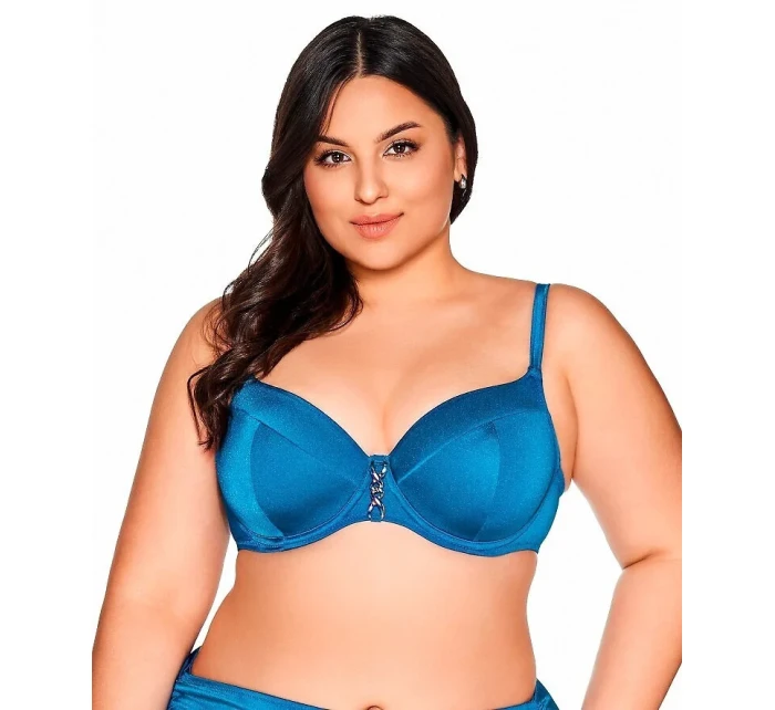 Plavková podprsenka Ava SK 13 Azure Maxi s plnými košíčky Plavková podprsenka Ava SK 13 Azure Maxi s plnými košíčky