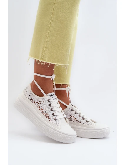 Dámské krajkové tenisky model 21649979 bílé - Lee Cooper