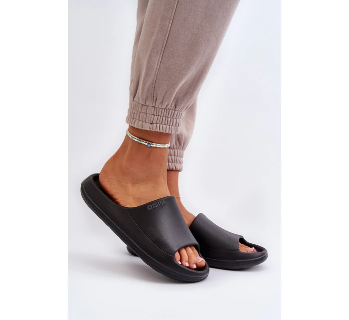 Lehké Dámské Žabky Big Star NN274A042 Černé Lehké Dámské Žabky Big Star NN274A042 Černé