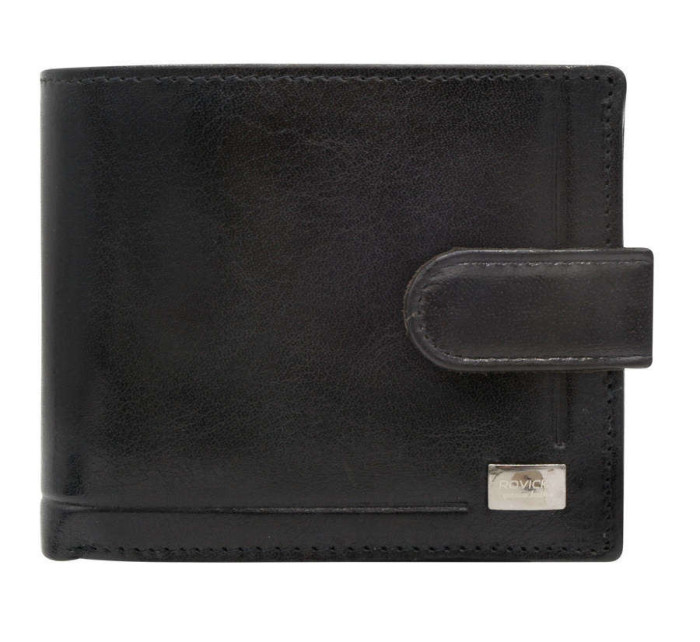 Pánské peněženky Kožená peněženka PC 107L BAR 2526 černá černá