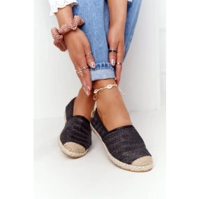Espadrilky Na model 19943471 Podrážce Lu Boo Černé - Kesi Espadrilky Na model 19943471 Podrážce Lu Boo Černé - Kesi
