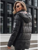 HIMES dámská prošívaná bunda černá FashionStreet TY4245 HIMES dámská prošívaná bunda černá FashionStreet TY4245