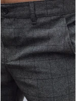 FashionStreet pánské ležérní šedé kalhoty UX4406