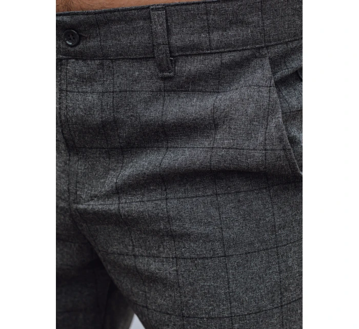 FashionStreet pánské ležérní šedé kalhoty UX4406