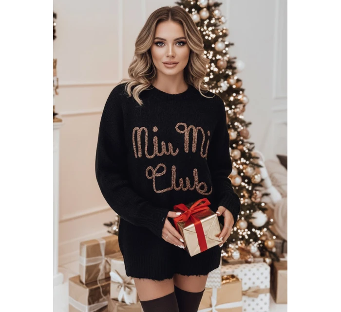 Dámský svetr  v jedné velikosti s černý Dstreet model 21982123 - FashionStreet