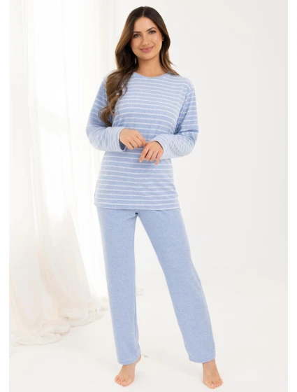 Pyžamo  dlouhé/r 2XL dámské froté model 21314925 - Regina
