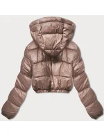 KRÓTKA KURTKA PUCHOWA CROP JASNY model 21243918 - HONEY WINTER KRÓTKA KURTKA PUCHOWA CROP JASNY model 21243918 - HONEY WINTER