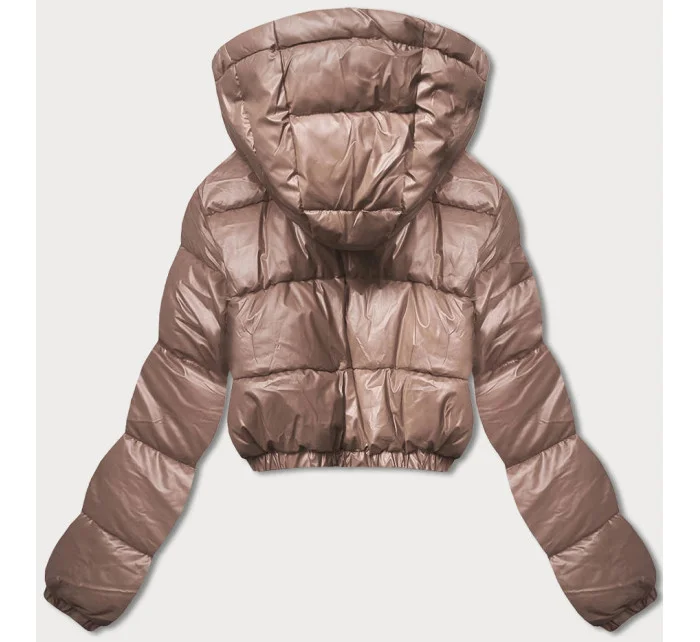 KRÓTKA KURTKA PUCHOWA CROP JASNY model 21243918 - HONEY WINTER KRÓTKA KURTKA PUCHOWA CROP JASNY model 21243918 - HONEY WINTER