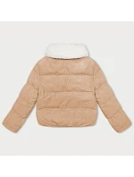 Dámská manšestrová bunda s vysokým stojáčkem J Style sand (5M3230-333) Dámská manšestrová bunda s vysokým stojáčkem J Style sand (5M3230-333)