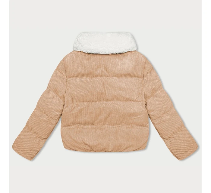 Dámská bunda v barvě s vysokým stojáčkem model 21461534 - J.STYLE