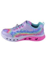 Skechers Flutter Heart Lights - Groovy Swirl 303253L-LVAQ Pink 30 Skechers Flutter Heart Lights - Groovy Swirl 303253L-LVAQ Pink 30