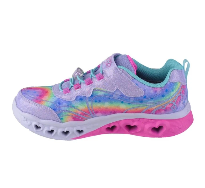 Skechers Flutter Heart Lights - Groovy Swirl 303253L-LVAQ Pink 30 Skechers Flutter Heart Lights - Groovy Swirl 303253L-LVAQ Pink 30