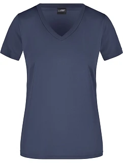 JN Dámské sportovní tričko s výstřihem do V 02.0 navy model 22489200 - Daiber