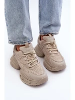 Sportovní Boty Na Masivní Platformě GOE LL2N4029 Bílá