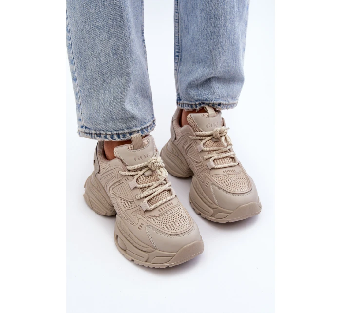 Sportovní Boty Na Masivní Platformě GOE LL2N4029 Bílá