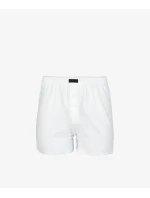 Pánské klasické boxerky s knoflíčky ATLANTIC - bílé