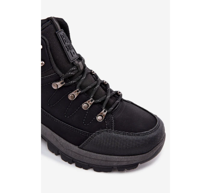 Pánské trekkingové boty Big Star - černá Pánské trekkingové boty Big Star - černá